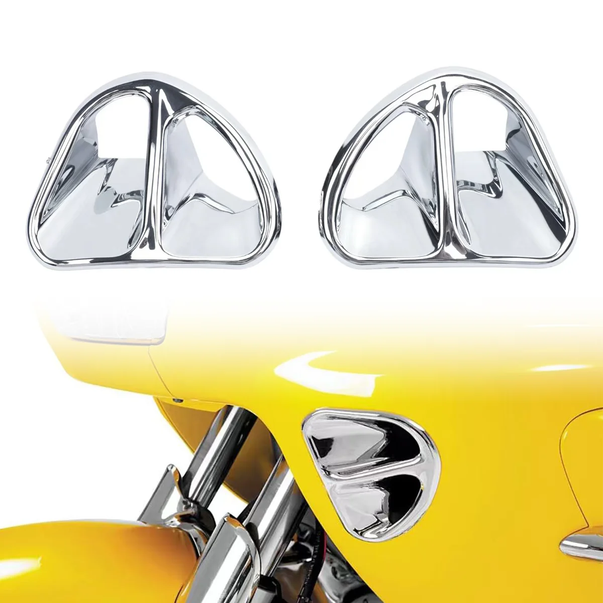 

Chrome Air Intake Accent Trims For Honda GW Gold Wing GL1800 2001-2010 2009 2008 2007 Fairing Decoration Accessories