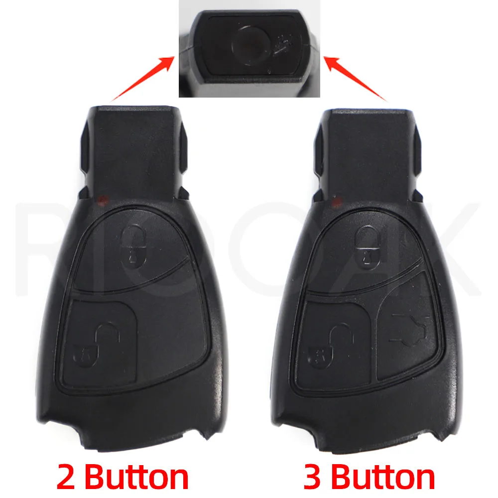 1/3/5pcs 2/3B Remote Control Car Key Shell Fob Case Cover Keyless Entry Fit For Mercedes Benz B C E ML S CLK CL W203 W211 W204