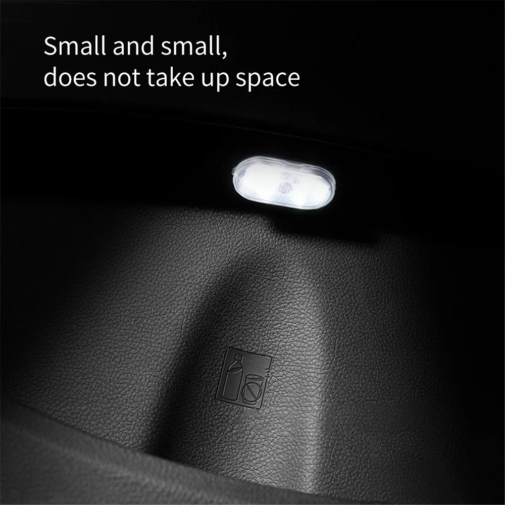 1pc Touch Sensor USB LED Interior Light LED Lamp Car Ceiling Lamp Reading Light Car Decorations Roof Interior Lighting