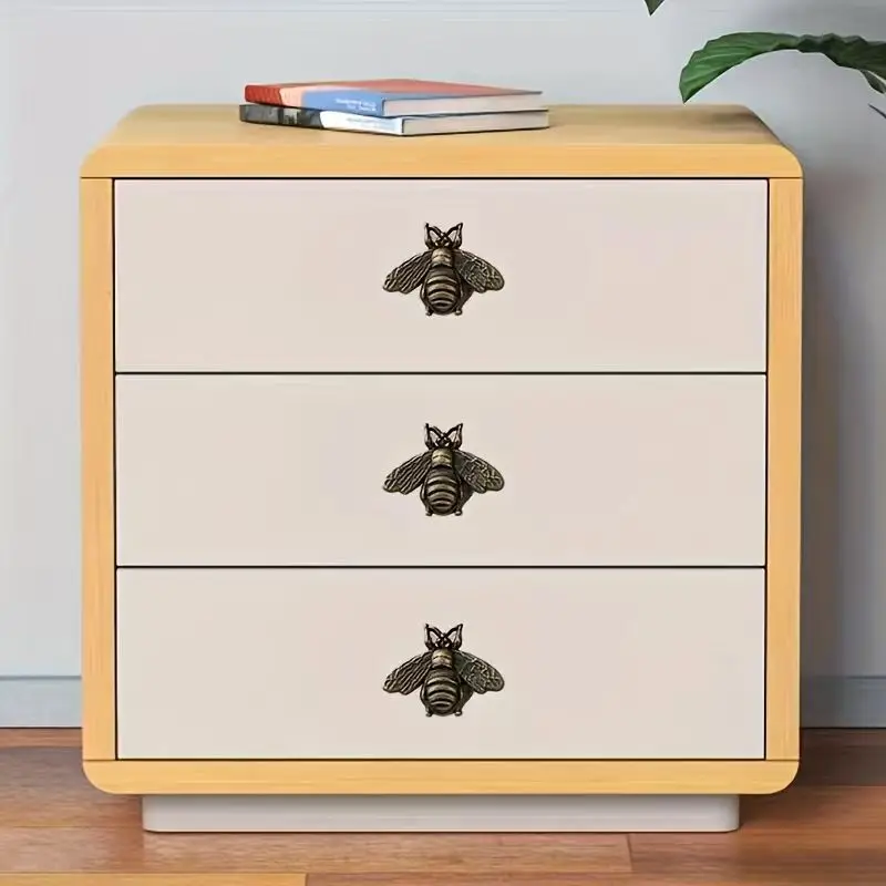 45pcs Retro Insect Shape Drawer Handles for Furniture Decorative Simple Knobs Dresser Pull Home Cabinet Wardrobe Wood