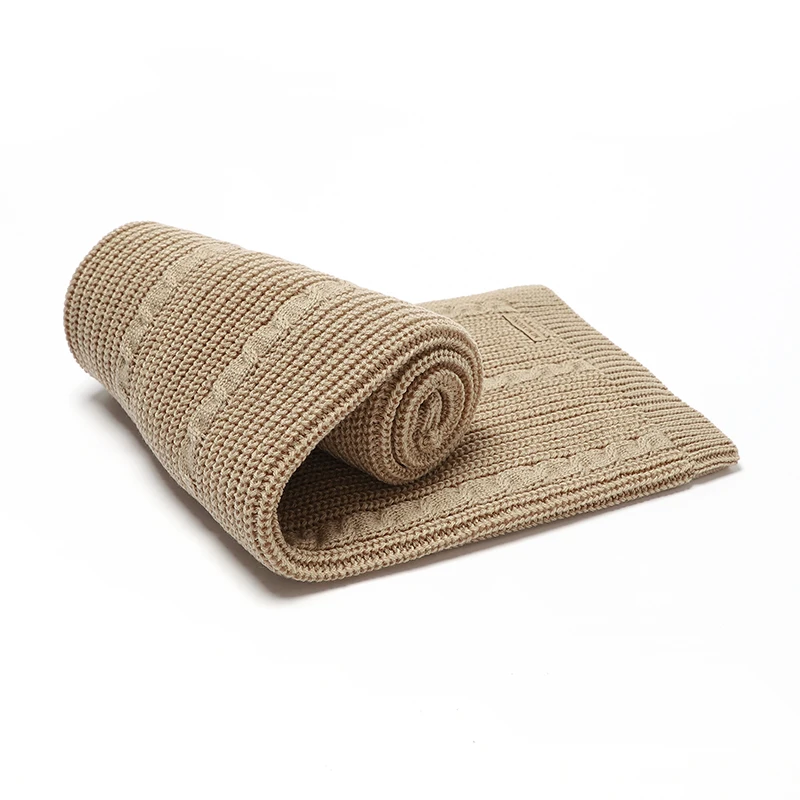 100*80 cm Neonato Netural Versatile Passeggino Cestino Swaddle Wrap Trapunte Infant Che Riceve Tappetini Bambino Coperte Lavorate a Maglia Swaddle Wrap