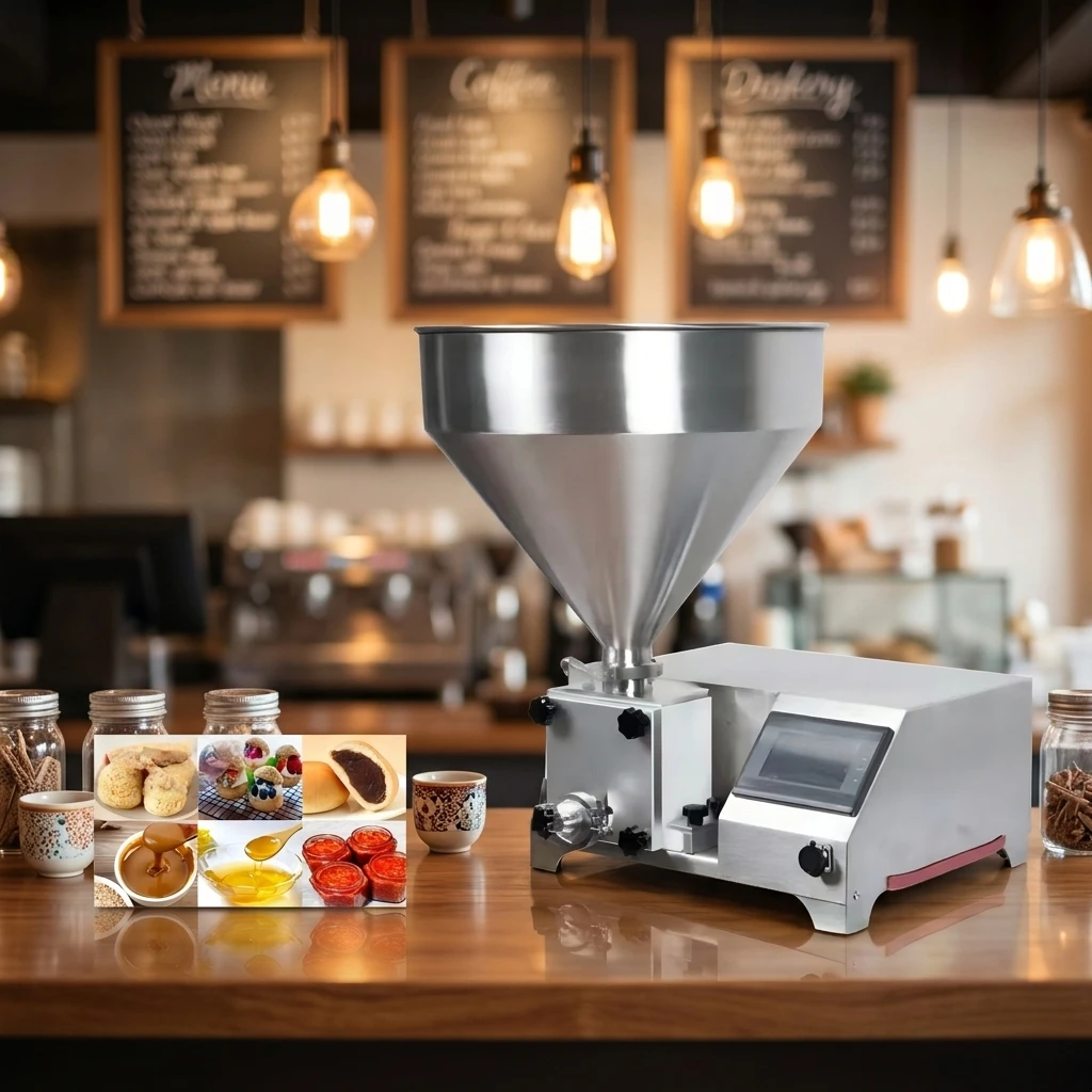 Automatic Pastry Injector For Danish Pastry Filler Egg & Fruit Cream Filling Equipment