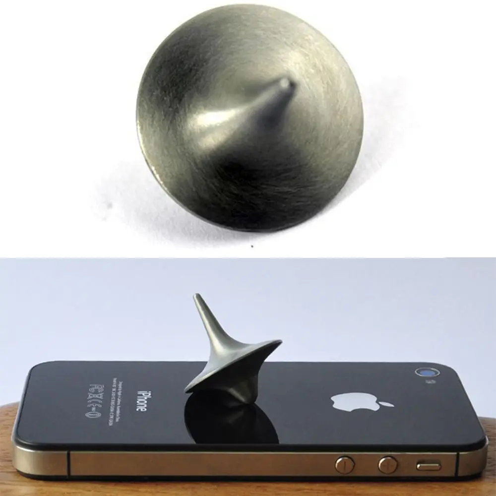 

Quality Gadgets Performance Baby Fun Zinc Perfect Movie Mini Exquisite Metal Children Print Hot with Alloy Top Silver Spinning