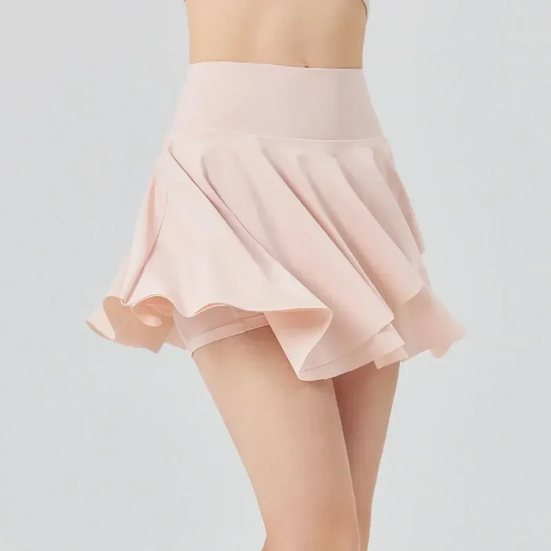 TOP Tennis Skirt for  with Sun Protection Athletic High-waisted Sun Block Skort Pleated Golf High-Waisted Pleated Shorts Bottom