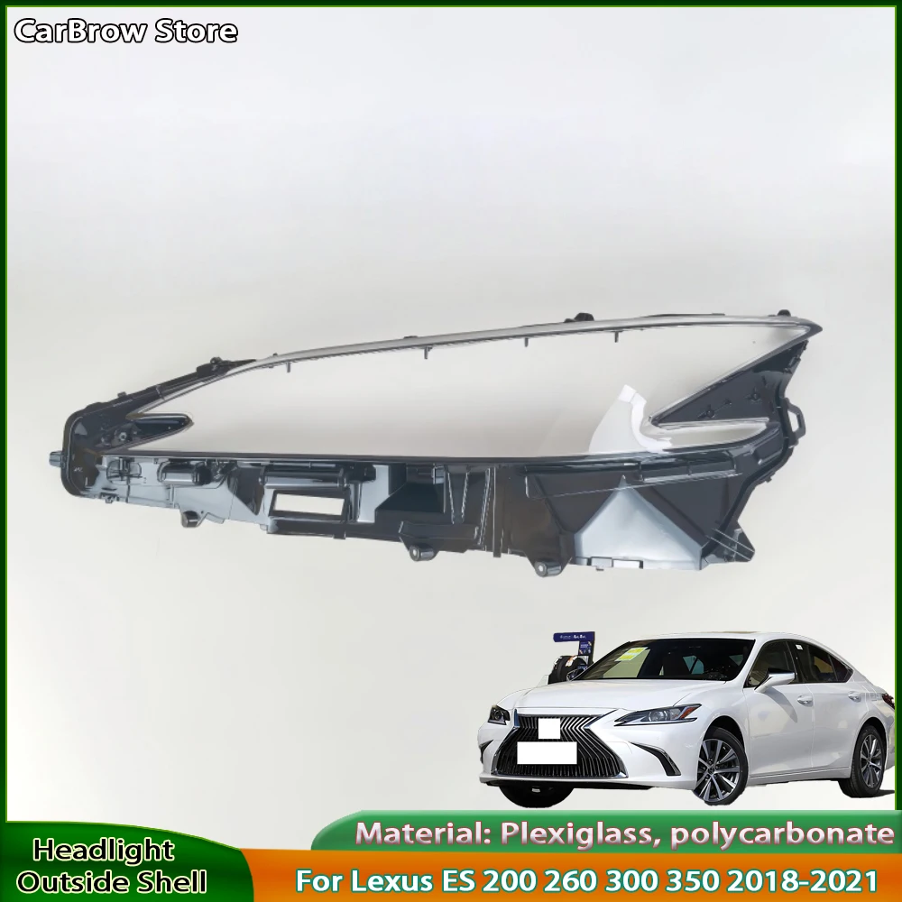 

Для Lexus ES ES200 ES260 ES300 ES350 2018 2019 2020 2021 крышка фар автомобиля крышка абажур лампы объектив чехол авто колпачки