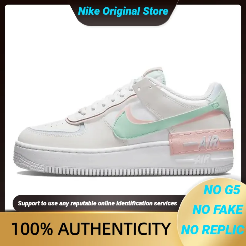 

Nike Women's Air Force 1 Shadow 'White Atmosphere Mint' Sneakers shoes CI0919-117 With Original Box