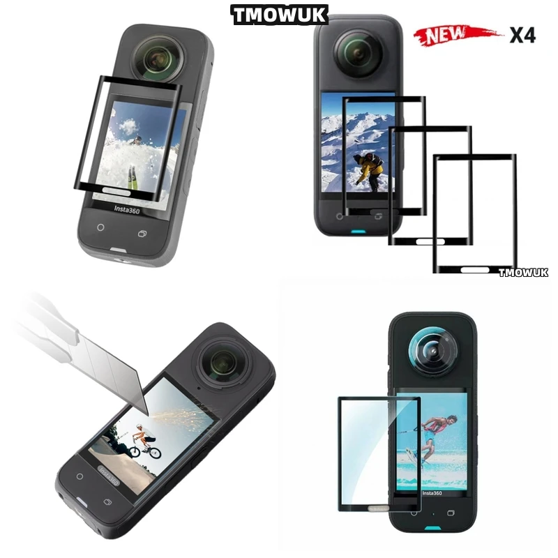 

For Insta360 X3 X4 X5 GPS - Full Cover Soft 3D Curved PMMA Anti - Scratch Protective Film