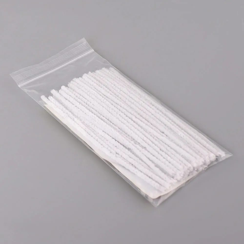 50pcs Cotton Smoking Pipe Cleaners Smoke Tobacco Pipe Cleaning Tool White Cigarette Holder Accessories pipe mouth Cleaners tools