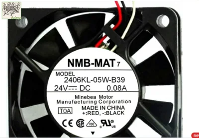 

Jinlingge для NMB-MAT Minebea 2406KL-05W-B39 6015 6 см 24 В охлаждающий вентилятор
