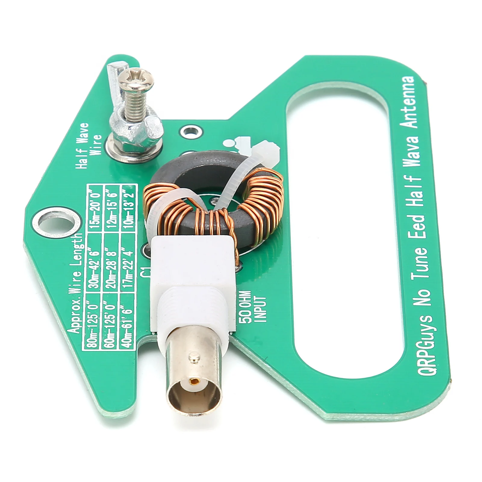 No Tune End Fed Half Wave Antenna Module Portable Assembly 50ohms Impedance Component
