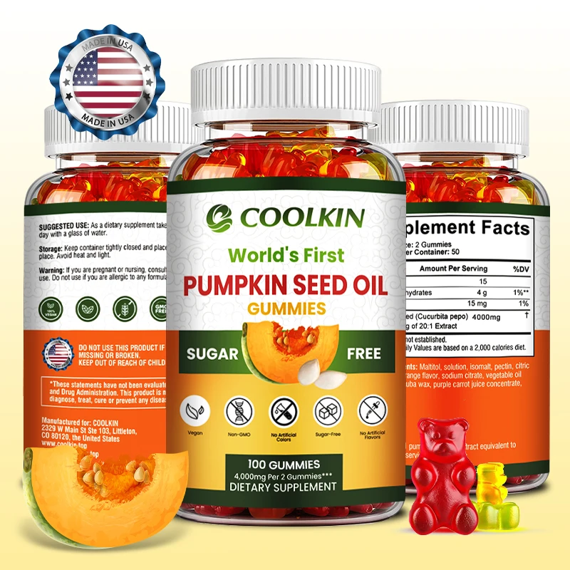 

Pumpkin Seed Oil - Promotes Hair Growth, Maintains Prostate Health, Enhances Immunity, and Improves Digestion