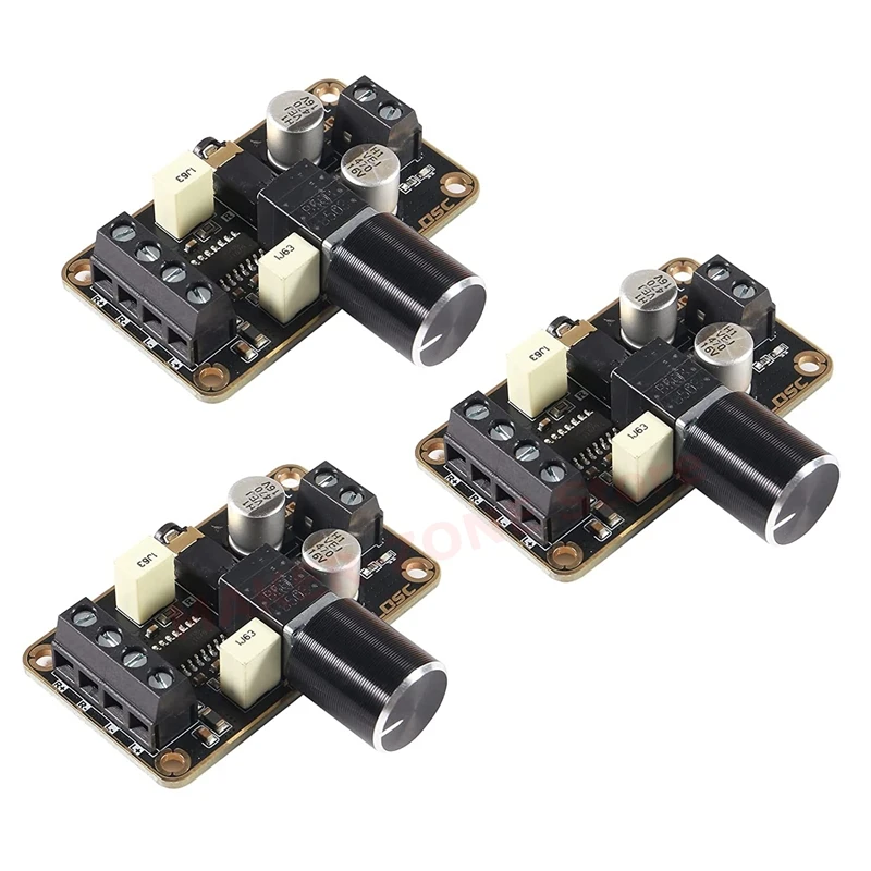 3Pcs Audio Amplifier Board, 5W+5W Mini Amplifier Board PAM8406 DC 5V Digital Stereo Power Amp 2.0 Dual Channel Class D Module