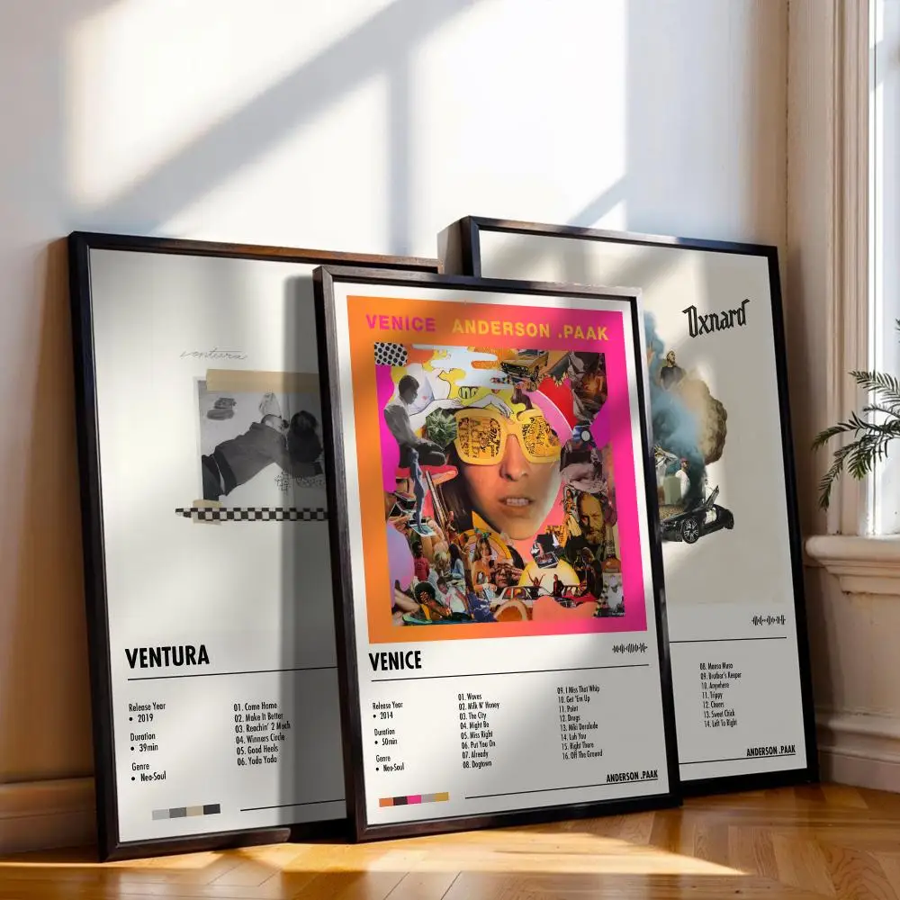 Anderson  Paak Poster Music Album Cover For Room Canvas Painting Print Art Home Wall Decor Picture Gift