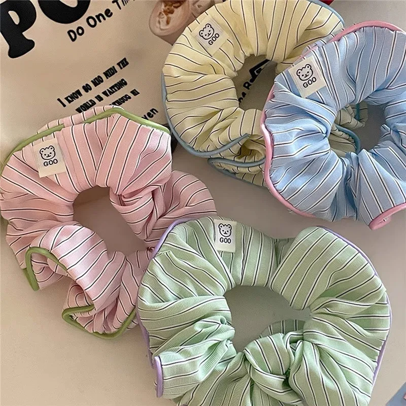 Koreanischer Modestil, niedliche Haargummis für Mädchen, Bonbonfarben, Haargummis für Dutt, Frisur, Haarschmuck für Frauen, Kopfbedeckung
