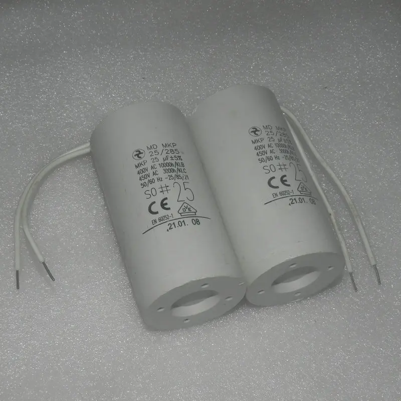 1PCS MKP 400V 25UF 400VAC 450V Starting The Motor and Running The Thin Film Capacitor