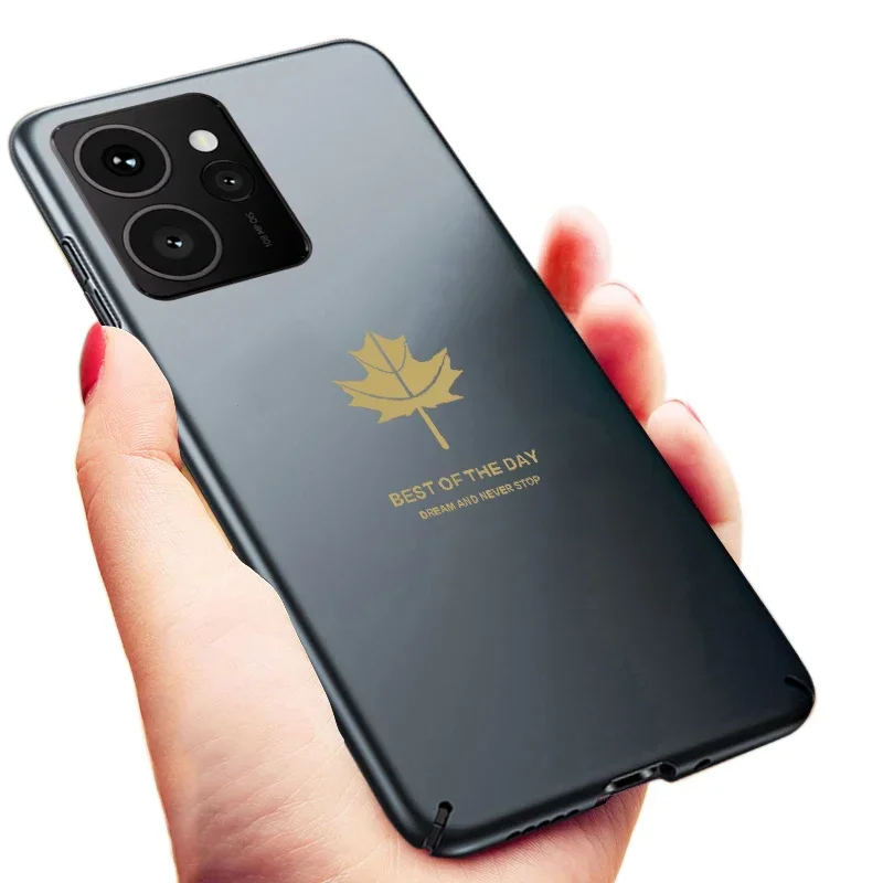 For HMD Skyline Pulse Pro Cover Luxury Maple Leaf Silicone TPU Soft Case For Nokia HMD Pulse Plus Pro Fusion 5G Cover Funda Capa