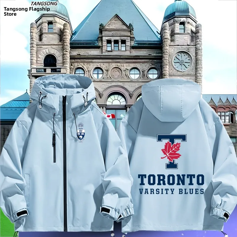 

Universi of Toronto Alumni Association Jaet Men's Women's Windproof Outerwear Coat Casual Loose Fit Polyester Fiber