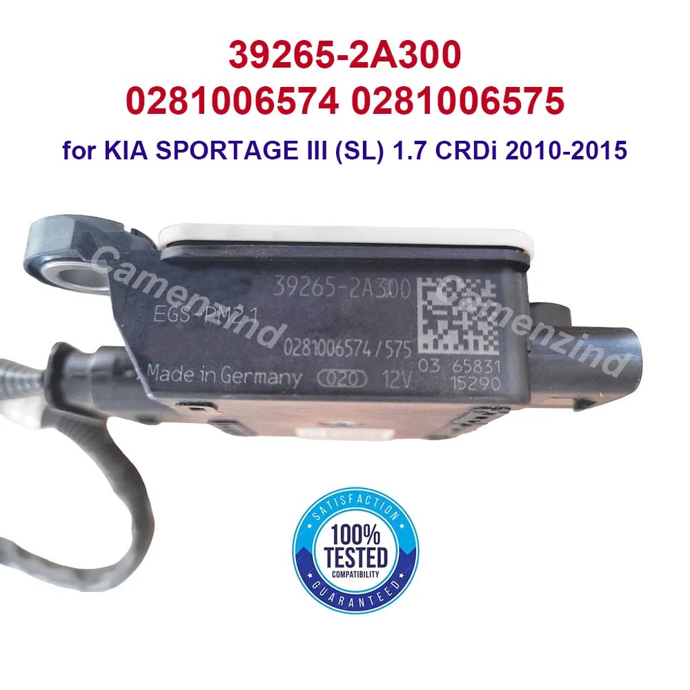 

New 39265-2A300 392652A300 Diesel Exhaust Particulate Matter PM Sensor 0281006574 for KIA SPORTAGE III (SL) 1.7 CRDi 2010-2015