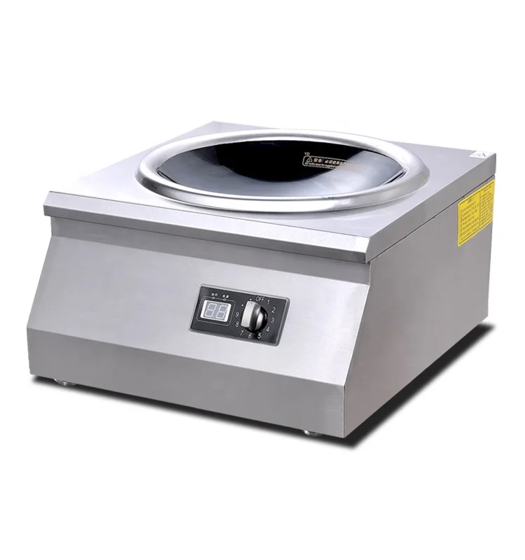 

Commercial 8000w Induction Cooker Concave Table Electric Frying Pan