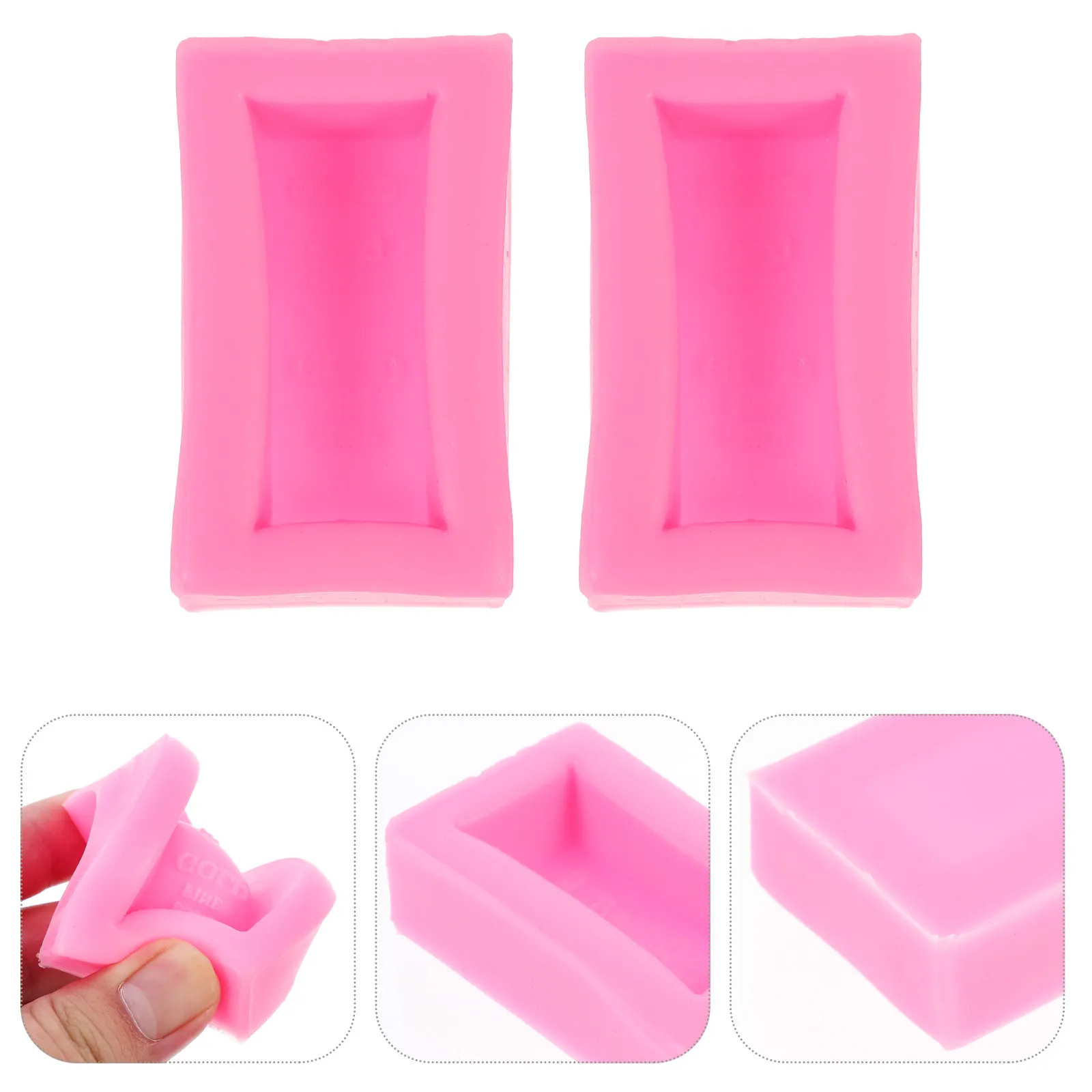 2Pcs Silicone Chocolate Mould Interesting Design Candy Mould Perfect for Home Baking and Parties Chocolate Mold