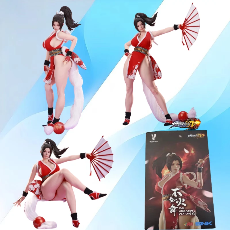 

В наличии Оригинальная подвижная фигурка VERYCOOL VCF-2068S Май Ширануи из The King of Fighters XIV, с мягким резиновым телом и тканевым покрытием.