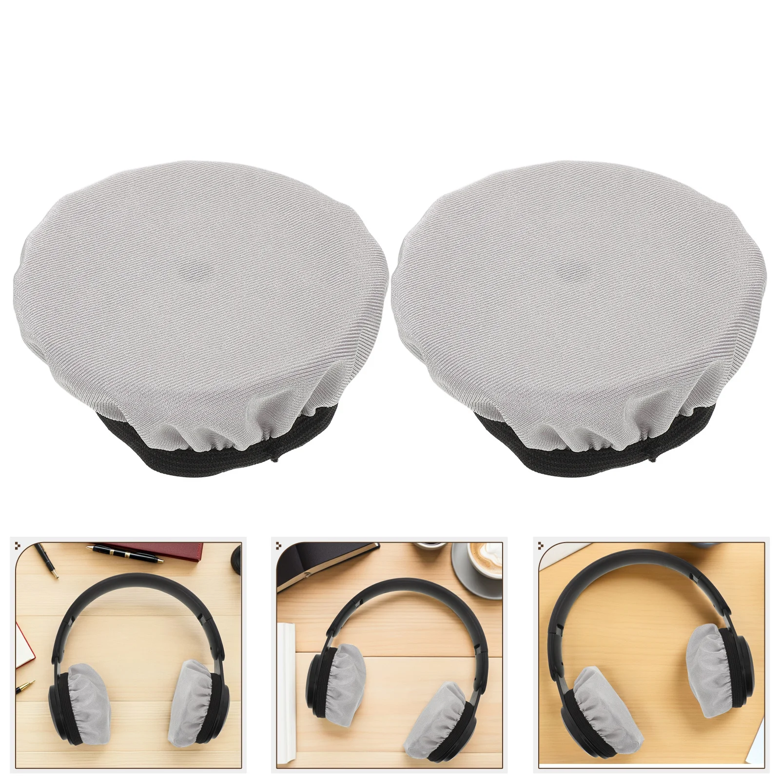 

10Pcs Reusable Headphone Sweat Covers Soft Cover for Headphones Shock Absorption Protection for All Brands and Styles