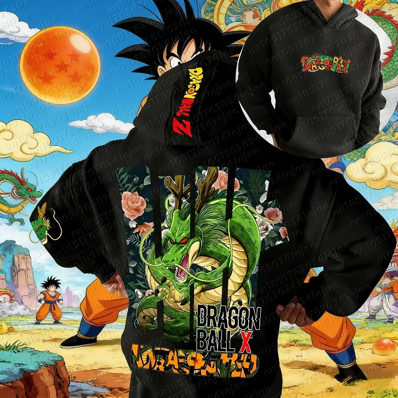 2026 Dragon Ball Z Majin Buu Hoodie Men Anime Streetwear Co…