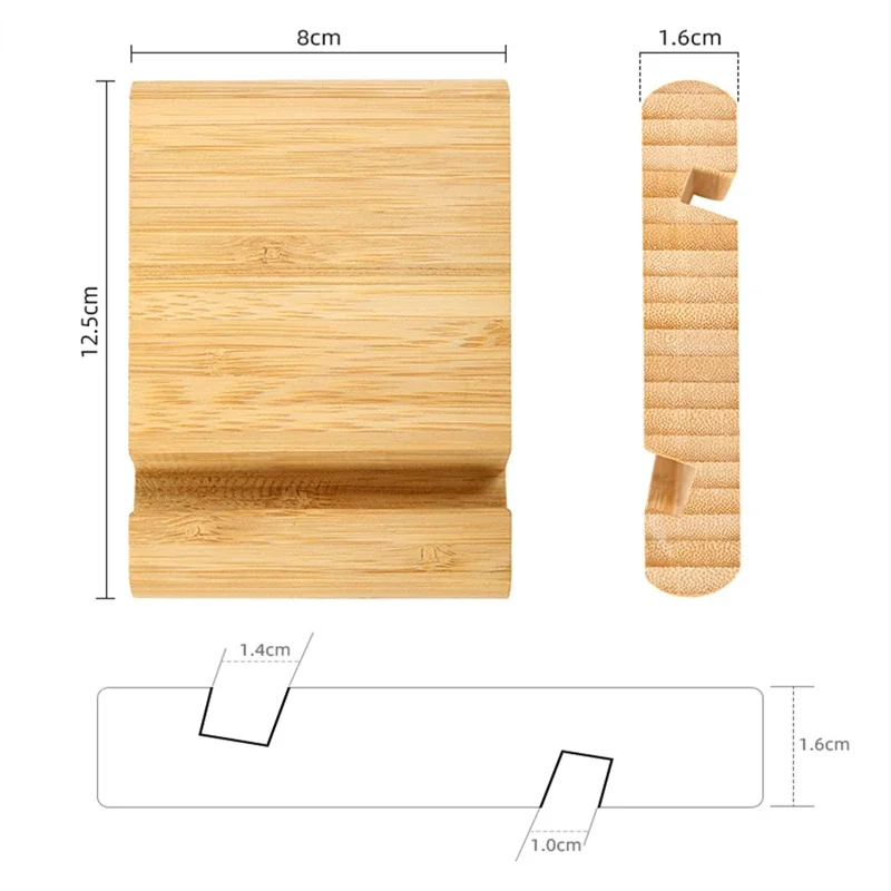 Universele Houten Telefoonhouder Voor Iphone 11 Pro Max Xs Mobiele Telefoon Beugel Voor Samsung S10 9 Tablet Stand Bureau Telefoon Ondersteuning