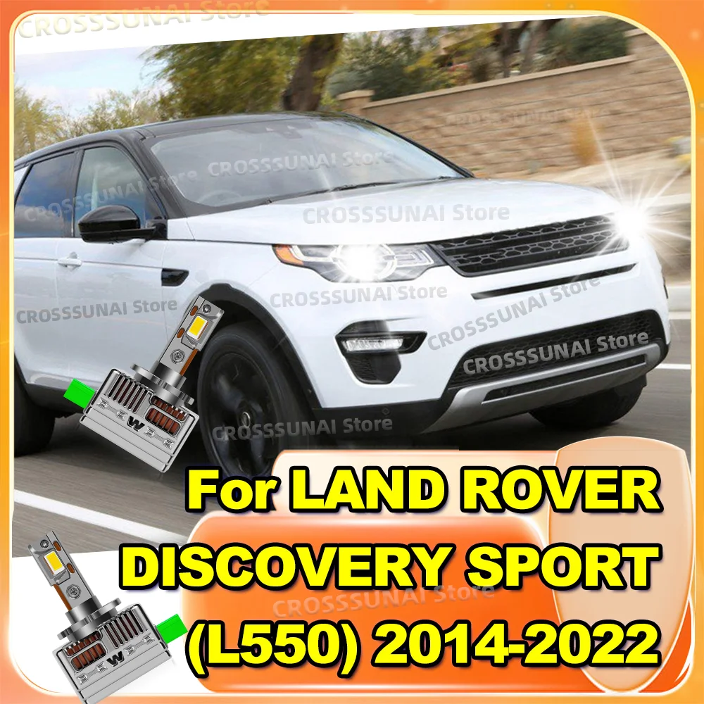 

Автомобильные светодиодные лампы для фар Canbus Turbo, автолампа, замена ксеноновых фонарей для LAND ROVER DISCOVERY SPORT L550 2014-2022 2015 2016 2017