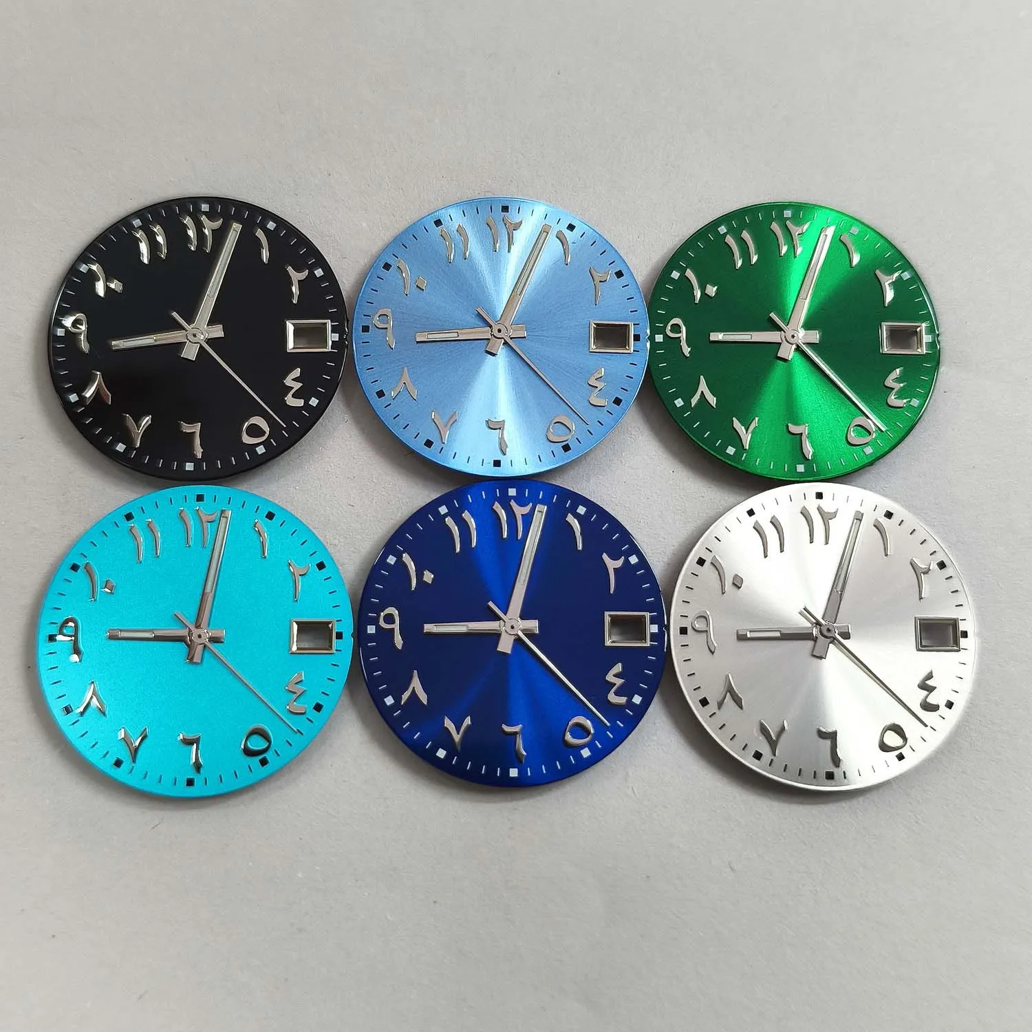 

Аксессуары для часов Литерально 28,5 мм циферблат с арабскими цифрами + стрелки подходят для японского механизма NH35/36/7S