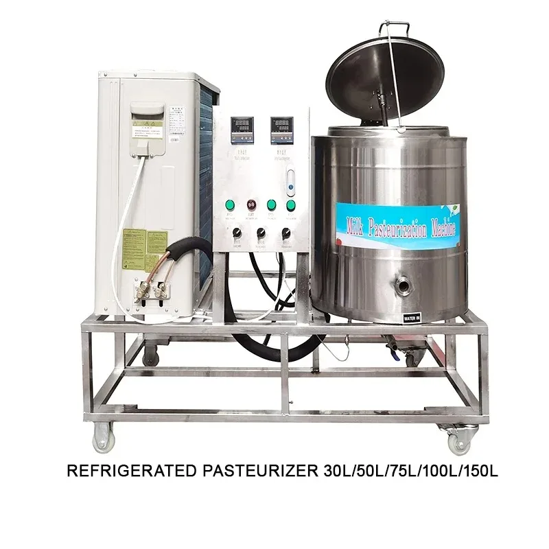 Dairy 30L 50L 75L 100L 150L 200L 300L Liquid Egg Juice Yogurt Milk Pasteurizer Pasteurization Machine