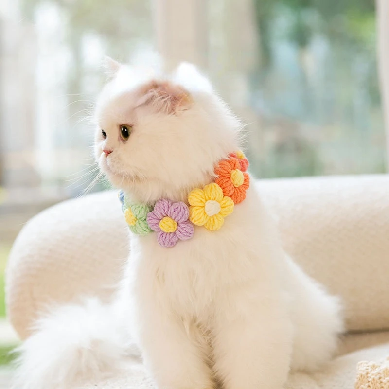 

Cat Decorative Collars Necklace Princess Cat Personalized Kitten Collar Pet Items Puppy Decoration Small Dog Accessories