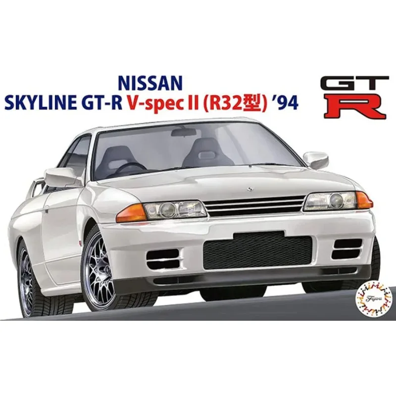 Fujimi 04657 Assembly Model 1/24 Scale for NISSAN R32 Skyline GT-R V-Spec II `94  Model for Adults Model Hobby Collection DIY