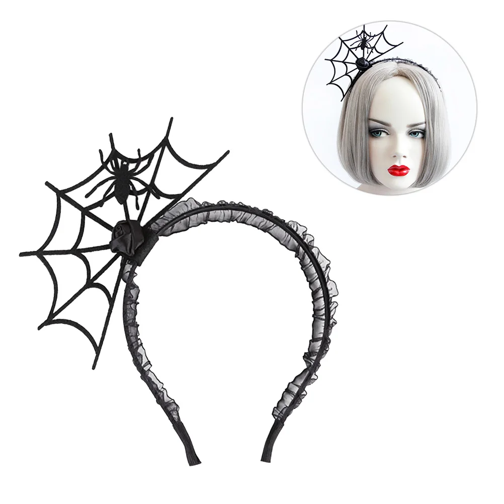 

4 Pcs Headband Themed Costume Parties Halloween Hair Accessories Gothic Role Playing Props Spider Party Supplies