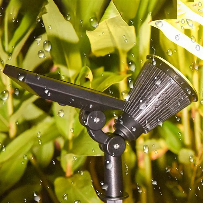 Solar Lamp Outdoor Lights Changing Ground Gardening Garden Light Waterproof Landscape Spotlights Garden Decoration, Durable B