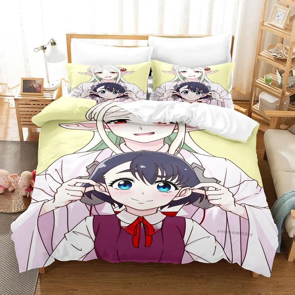 

Koito Koganei Elda Bedding Set Single Twin Full Queen King Size Bed Set Adult Kid Bedroom Duvet Cover Sets Anime Bed Sheet Set