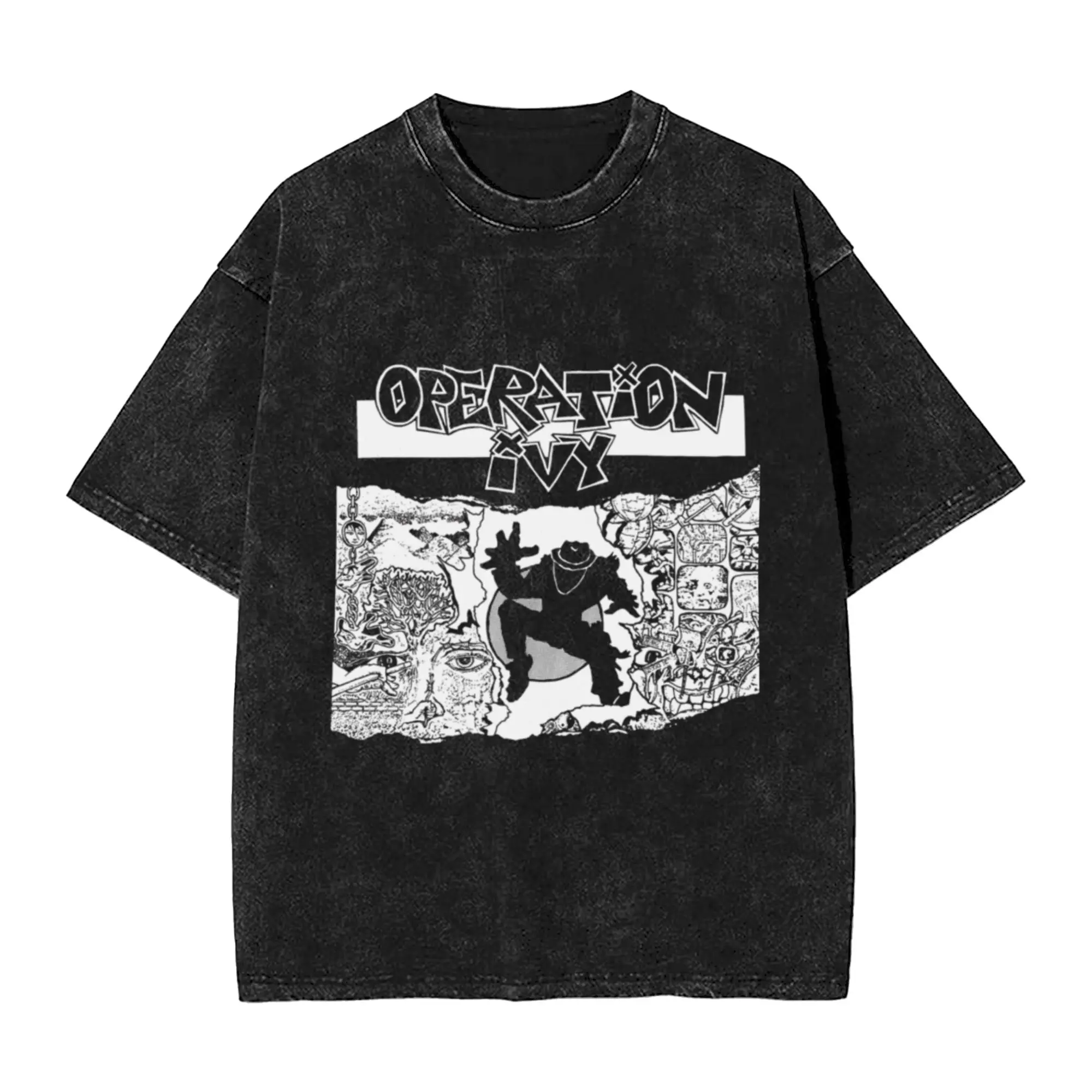 Operation Ivy Album Ts Classic Cool A T-Shirt Oversized Short Sleeve Men's Women's Cotton Tees Tops