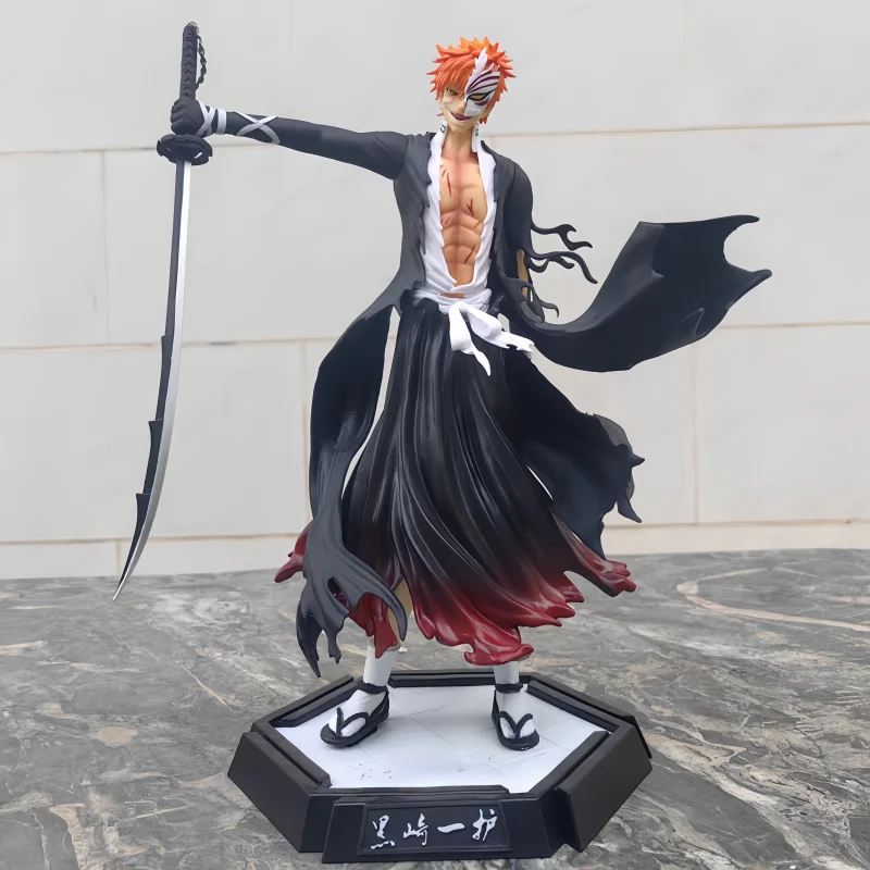 

35cm Bleach Ichigo Kurosaki Ichigo Anime Figure Gk Action Figurine Pvc Statue Model Doll Collection Decoration Toy Gift