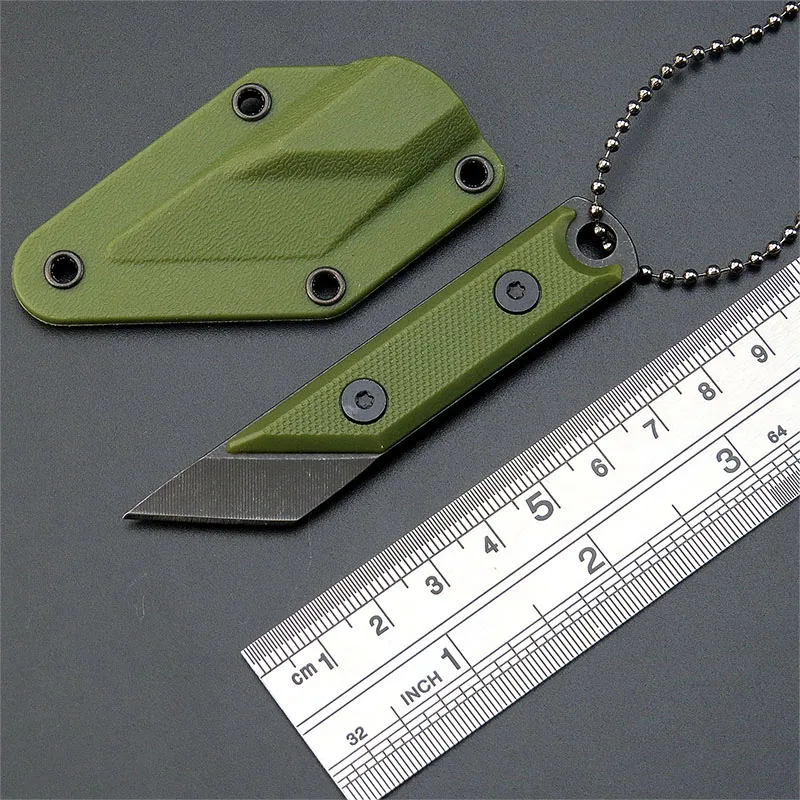 Imagem -01 - Eafengrow C1146 Faca de Lâmina Fixa 440c Blade G10 Handle Ferramenta Edc Faca de Pescoço para Acampar com Bainha Kydex eafengrow c1146 faca de lamina fixa 440c blade g10 handle ferramenta edc faca de pescoco para acampar com bainha kydex 01