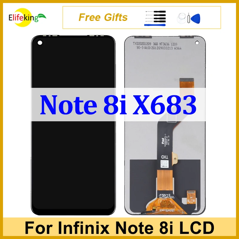 

6.78'' Original LCD For Infinix Note 8 X683 Display Touch Screen Digitizer Assembly Replacement Phone Repair Parts 100% Tested