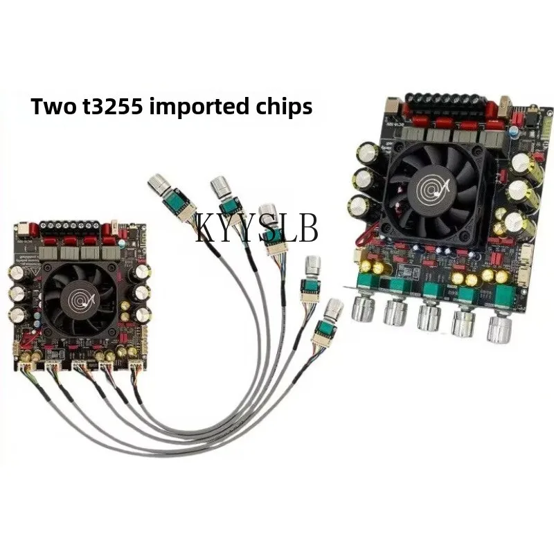 

KYYSLB ZK-AS21P Bluetooth digital amplifier board 2.1 channel 300W * 2+600W subwoofer TPA3255 chip