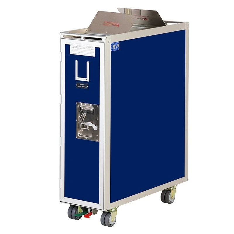 

High-speed train Railway service Cleaning trolley Cabin catering Multi-layer basket storage rack