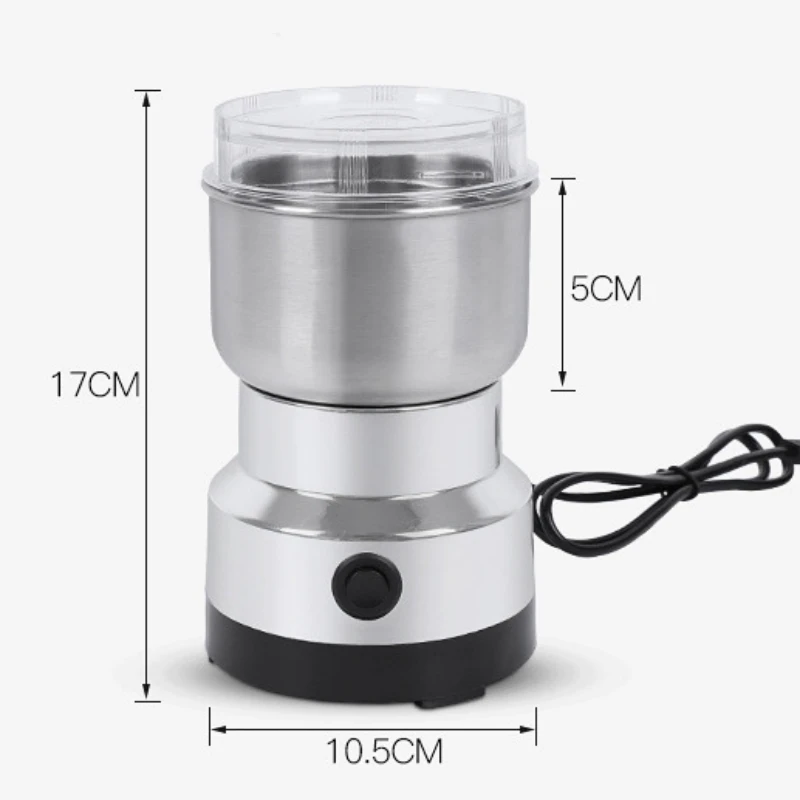 Mini Electric Grinder Household 300ml Ultrafine Baby Food Pulverizer Coffee Grinder Spice Pepper Grinder Grain Mill 4 Blades