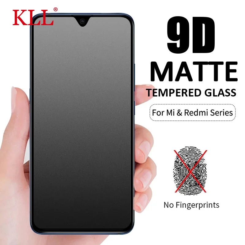 

9D Matte Frosted Protective Glass For Xiaomi Poco M5 F4 X4 GT X3 M4 12t Pro Screen Protector Redmi 11 10 Prime A1 K50 12 Lite