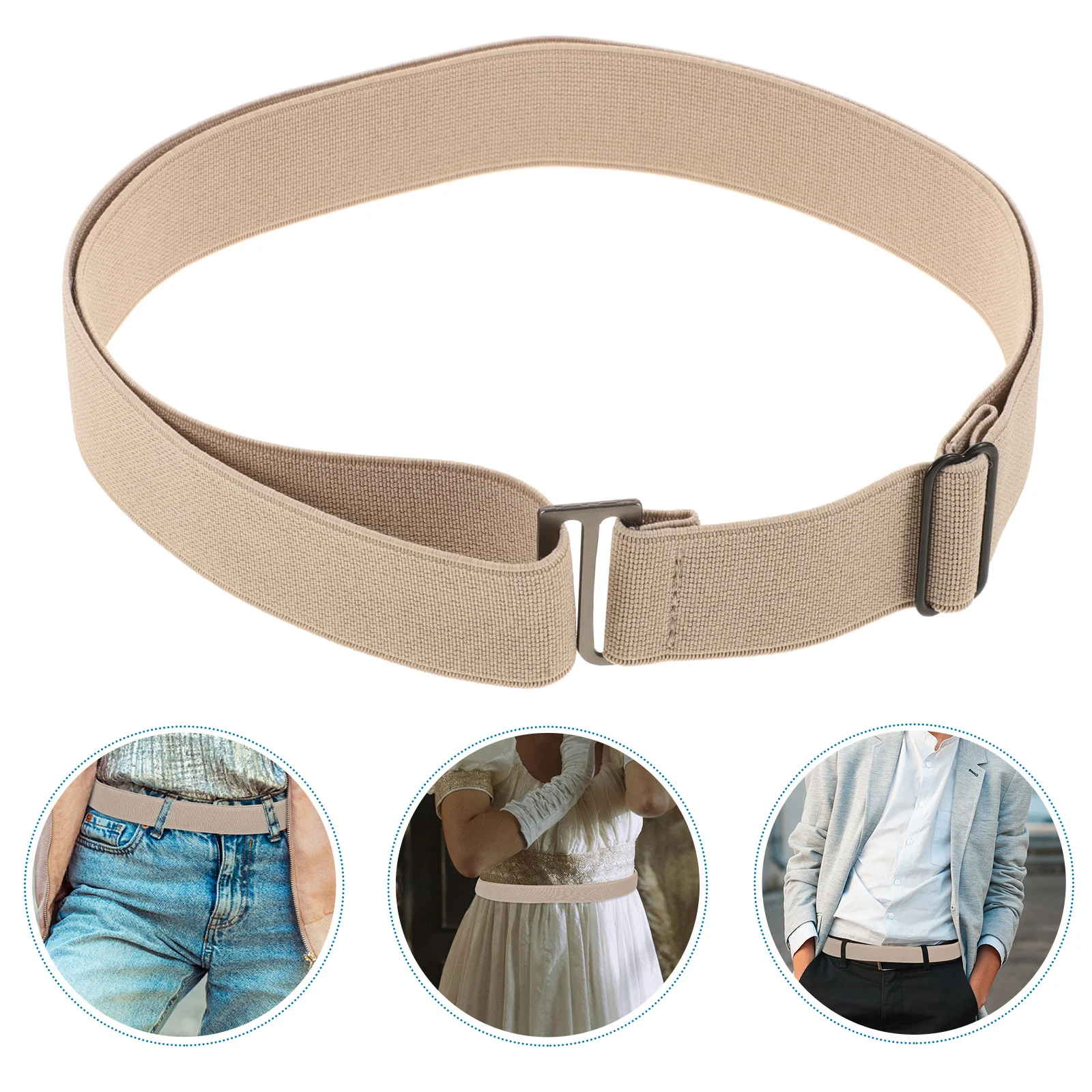 

Stretchy Jeans Pants Adjustable Pant Belts Waist Elastic For Women Men Belt Fashion Waist Belt For Women Men