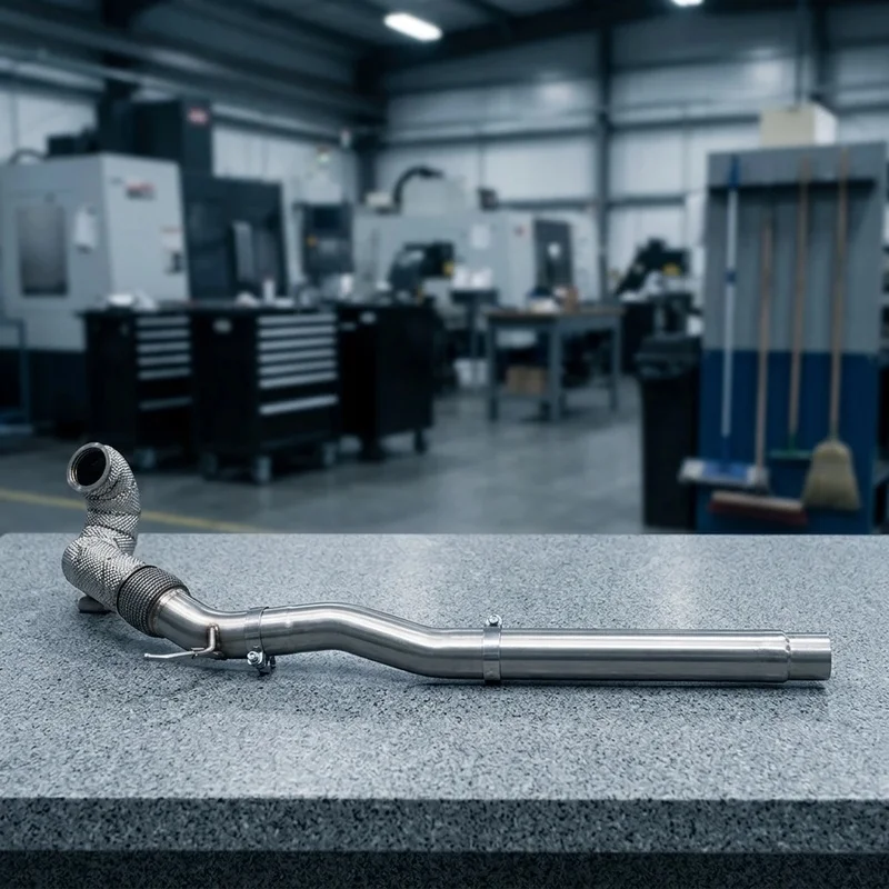 Stainless Steel High Flow Catted Downpipe Exhaust For Audi S3 2.0T 2015-2022 Car Performance Exhaust System Upgrade