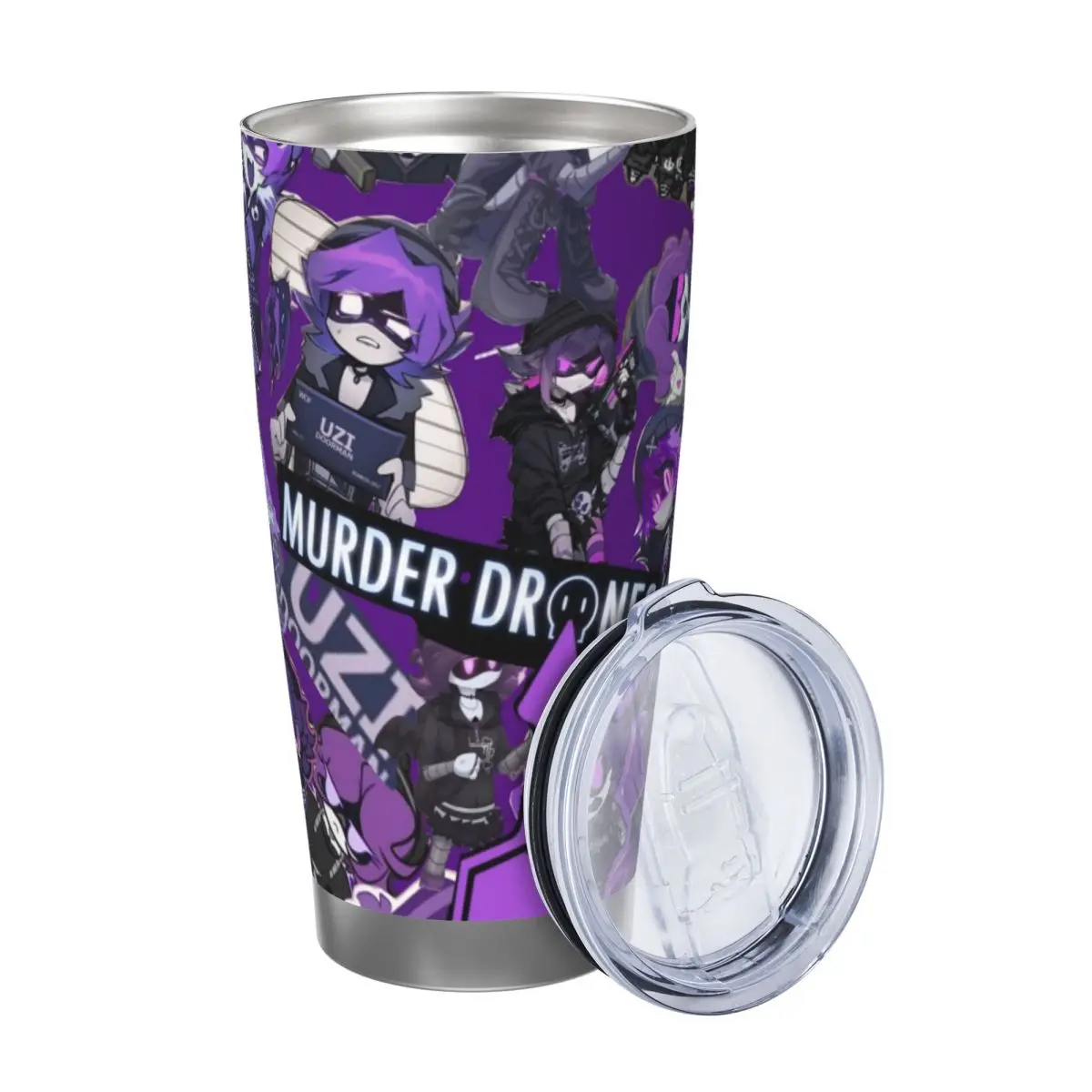 M-Murder-Drones 20oz Stainless Steel Insulated Thermal Coffee Car Cup Cold Hot Mugs Vacuum Flask