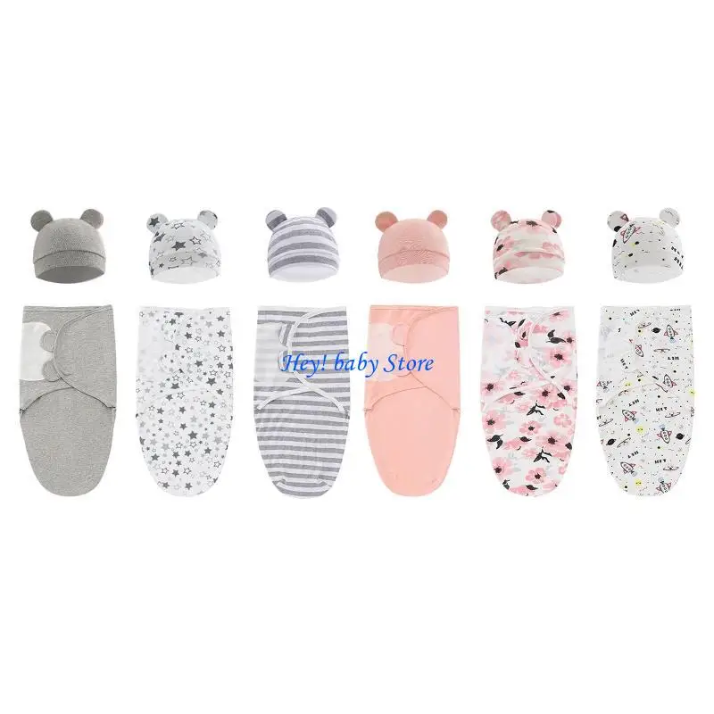 

Q1FE детское пеленальное одеяло, шапка, комплект одежды, мягкая пеленальная накидка для сна, реквизит для фотосъемки аксессуары