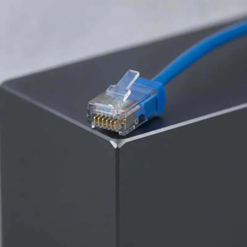 0.2m RJ45 Ethernet Cable 10Gbps 550MHz High Speed Slim Network Cord for POE Camera IP Phone Connection