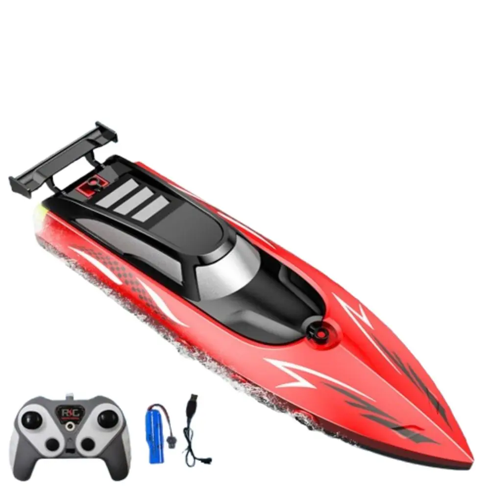 High Speed Remote Control Boat Electric Watercraft Dual Motors Remote-controlled Vesse Radio Remote Model Mini Rc Boat